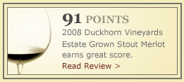 91 Points, Stout Merlot