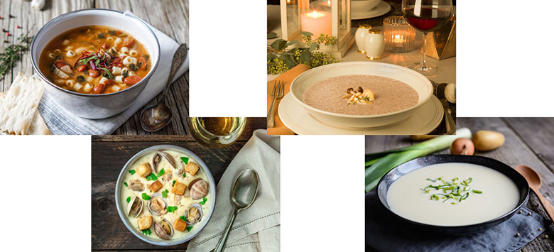 Winter Soups paired with The Duckhorn Portfolio Wines