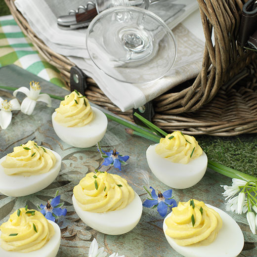 deviled eggs