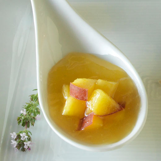 Peach gelee