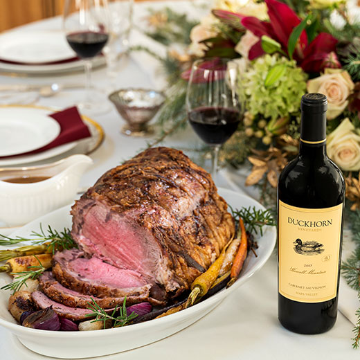 Prime Rib paired with Duckhorn Vineyards Cabernet