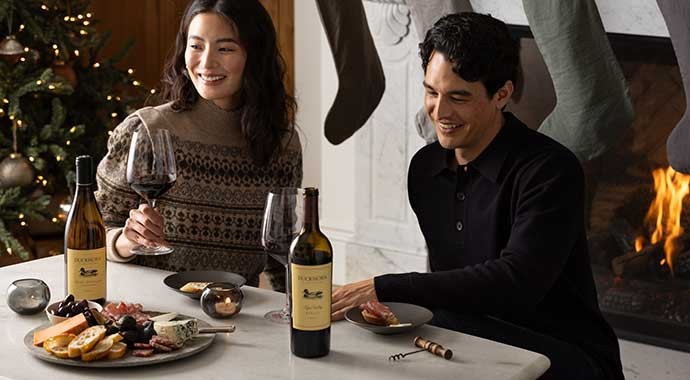 Duckhorn Vineyards wine on a table